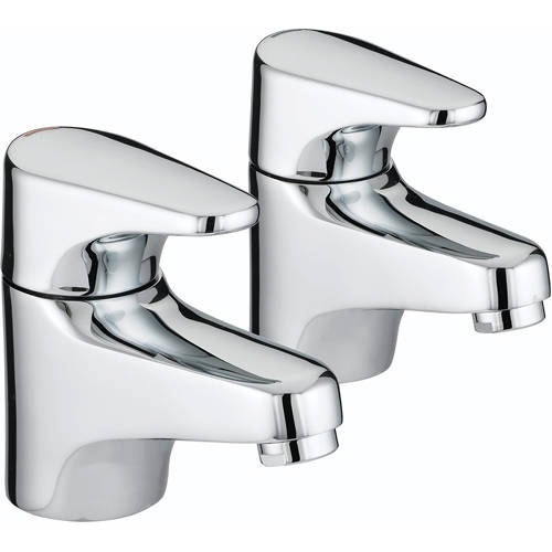 Larger image of Bristan Jute Bath Taps (Pair, Chrome).