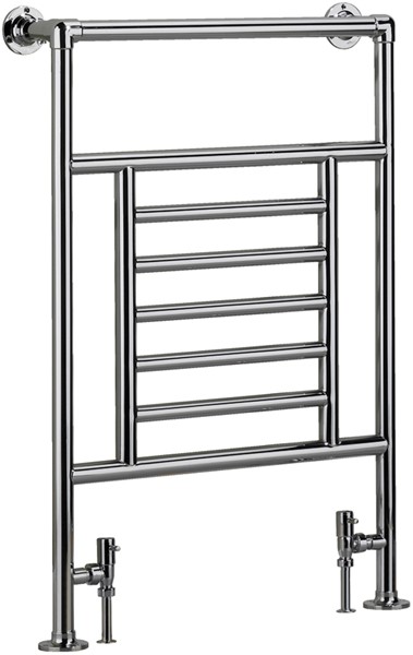 Larger image of Bristan Heating Jupiter Bathroom Radiator (Chrome). 610x914mm.