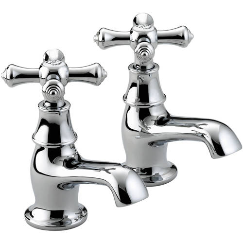 Bristan Colonial Basin Taps (Pair, Chrome).