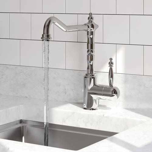 Example image of Bristan Colonial Easy Fit Colonial Mixer Kitchen Tap (TAP ONLY, Chrome).