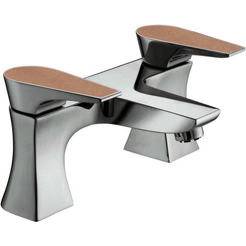 Larger image of Bristan Hourglass Bath Filler Tap (Copper Radiance).