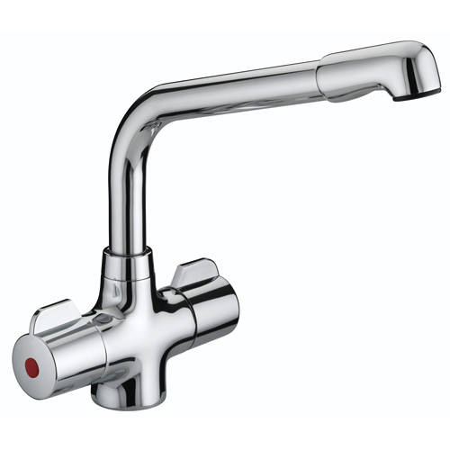 Larger image of Bristan Kitchen Easy Fit Manhattan Mixer Kitchen Tap (TAP ONLY, Chrome).
