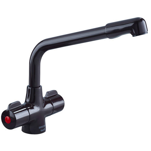 Larger image of Bristan Kitchen Easy Fit Manhattan Mixer Kitchen Tap (TAP ONLY, Mocca).