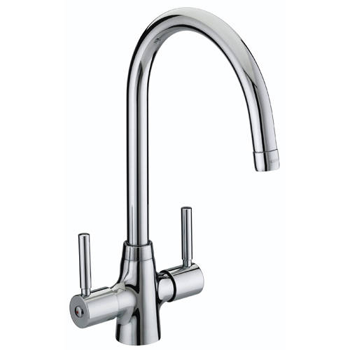 Larger image of Bristan Kitchen Easy Fit Monza Mixer Kitchen Tap (TAP ONLY, Chrome).