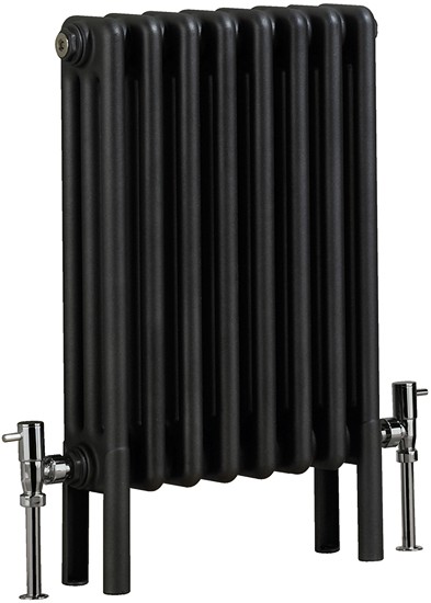 Larger image of Bristan Heating Nero 3 Column Electric Radiator (Gun Metal). 400x600mm.