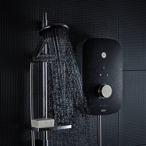 Example image of Bristan Noctis Electric Shower 8.5kW (Black & Chrome).