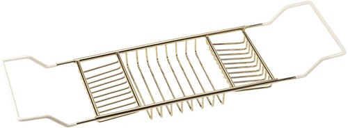 Larger image of Bristan 1901 Overbath Rack, Gold Plated.