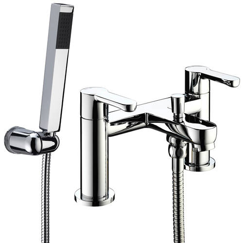 Larger image of Bristan Nero Bath Shower Mixer Tap (Chrome).