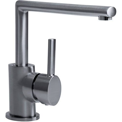 Larger image of Bristan Kitchen Easy Fit Oval Mixer Kitchen Tap (TAP ONLY, Brushed Nickel).