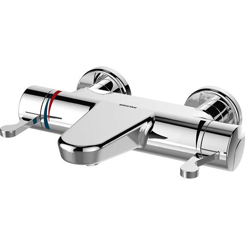 Larger image of Bristan Commercial Thermostatic Bath Filler Tap (TMV3, Wall Mounted).