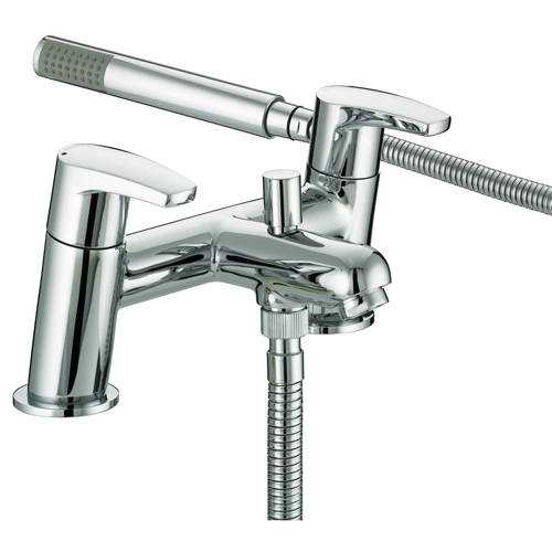 Larger image of Bristan Orta Eco Bath Shower Mixer Tap (6 l/min, Chrome).