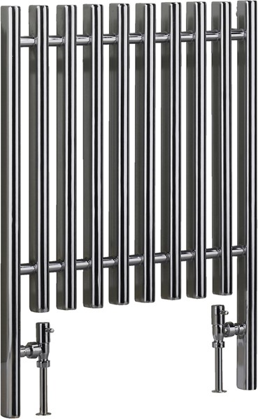 Larger image of Bristan Heating Ovali Bathroom Radiator (Chrome). 600x800mm.