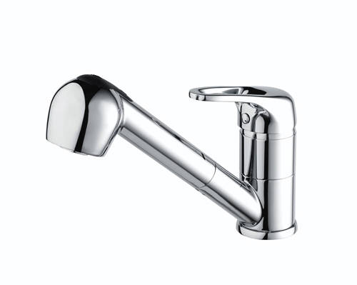 Example image of Bristan Kitchen Pear Kitchen Tap With Pull Out Spray (Chrome).