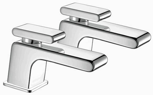 Larger image of Bristan Pivot Bath Taps (Chrome).