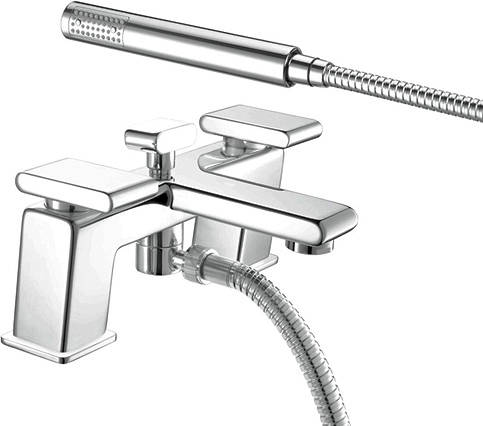 Larger image of Bristan Pivot Bath Shower Mixer Tap (Chrome).