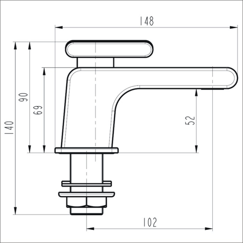 Technical image of Bristan Pivot Basin & Bath Taps Pack (Chrome).