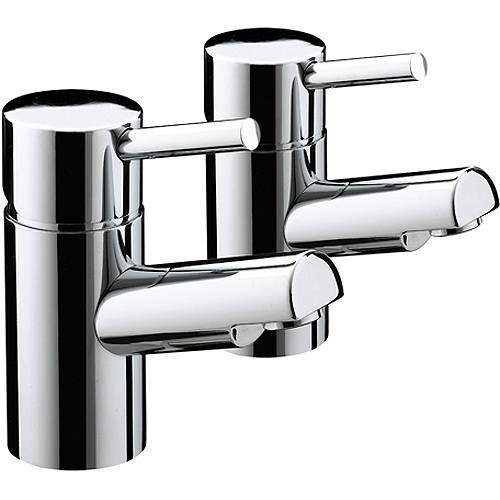 Bristan Prism Bath Taps (Pair, Chrome).