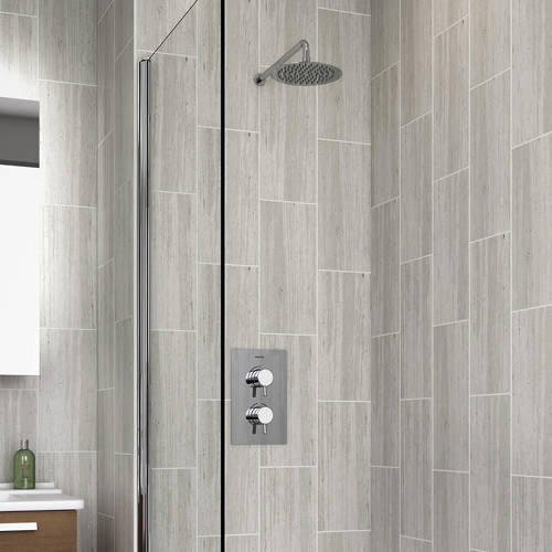 Example image of Bristan Prism Bath & Shower Pack With Round Head & Filler (Chrome).