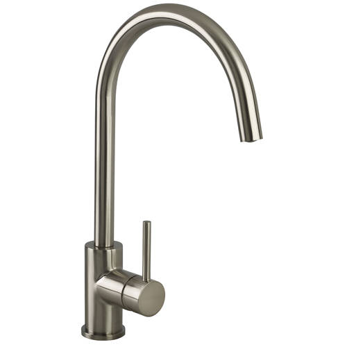 Larger image of Bristan Kitchen Easy Fit Pistachio Mixer Kitchen Tap (TAP ONLY, Brushed Nickel).