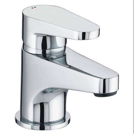 Larger image of Bristan Quest Basin Mixer Tap With Clicker Waste (Chrome).