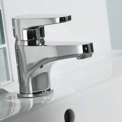 Example image of Bristan Quest Basin Mixer Tap With Clicker Waste (Chrome).