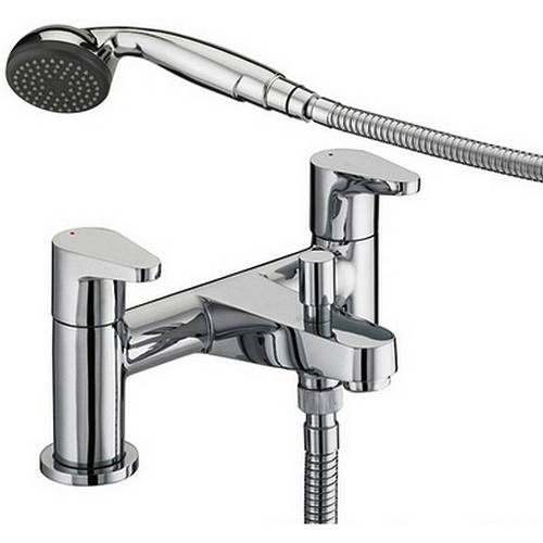 Larger image of Bristan Quest Eco Bath Shower Mixer Tap (6 l/min, Chrome).