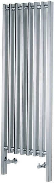 Larger image of Bristan Heating Quadrato Bathroom Radiator (Chrome). 565x920mm.