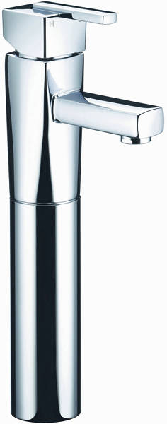 Larger image of Bristan Qube Tall Basin Mixer Tap (Chrome).