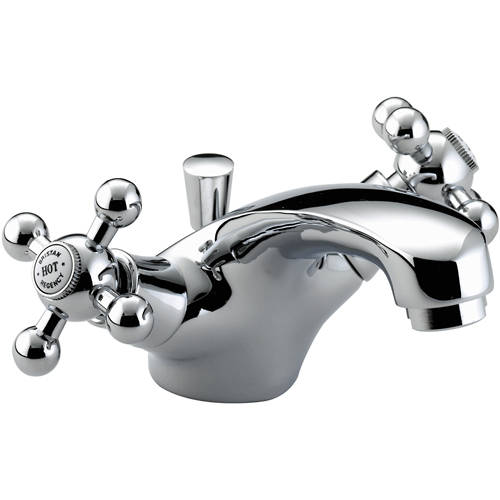 Bristan Regency Basin Mixer Tap With Pop Up Waste (Chrome).