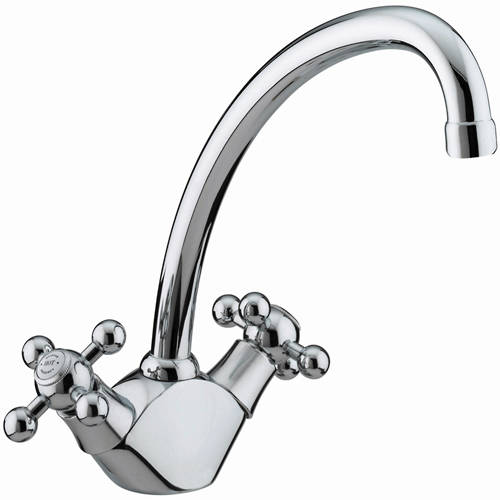 Larger image of Bristan Regency Easy Fit Mixer Kitchen Tap (TAP ONLY, Chrome).