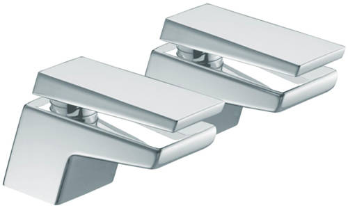 Larger image of Bristan Sail 1/2" Basin Taps (Chrome).