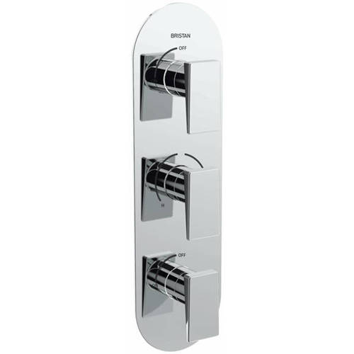 Bristan Sail Thermostatic Dual Shower Valve With 2 X Stopcocks.