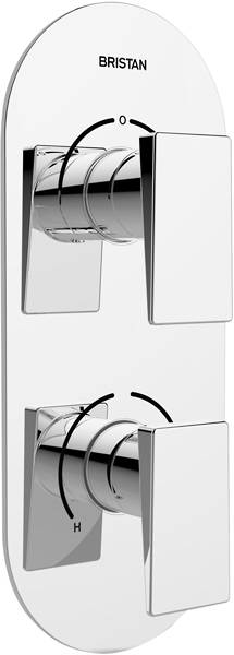 Bristan Sail Dual Thermostatic Shower Valve With 2 X Outlet Diverters.