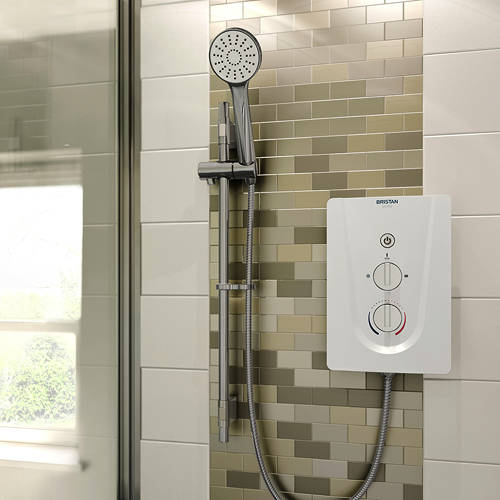 Example image of Bristan Smile Electric Shower 8.5kW (White).