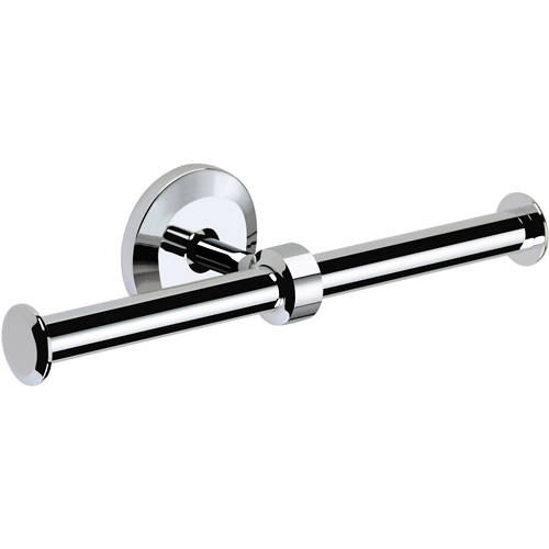 Bristan Accessories Solo Twin Toilet Roll Holder (Chrome).