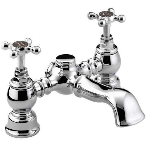 Example image of Bristan Trinity Basin & Bath Filler Taps Pack (Chrome).