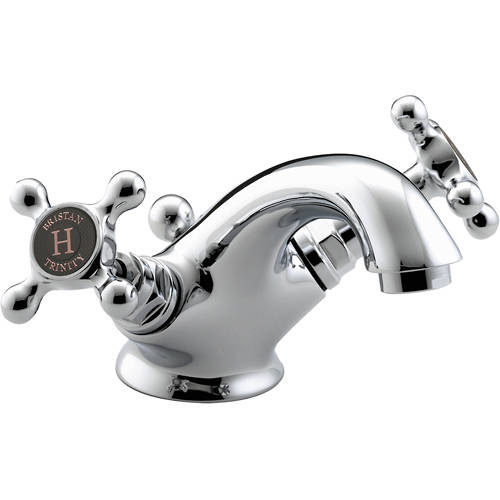 Example image of Bristan Trinity Mono Basin & Bath Shower Mixer Taps Pack (Chrome).