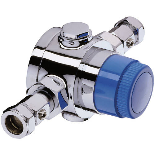 Bristan Commercial Thermostatic Blending Valve With Isolation Tmv3 (22Mm)