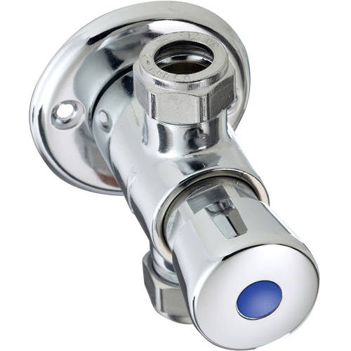 Bristan Commercial Exposed Push Button Time Flow Valve (Chrome).