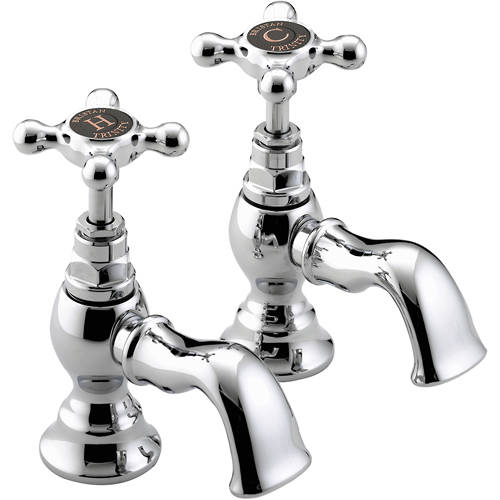 Larger image of Bristan Trinity Basin Taps (Chrome).