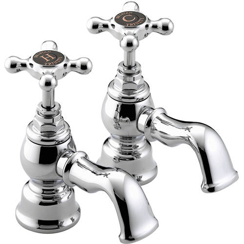 Larger image of Bristan Trinity Bath Taps (Chrome).