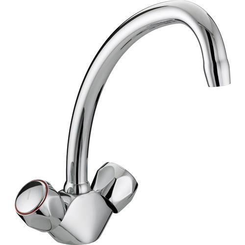 Larger image of Bristan Kitchen Club Budget Sink Mixer Kitchen Tap (Chrome).