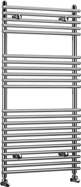 Larger image of Bristan Heating Vertico Electric Bathroom Radiator (Chrome). 600x760mm.