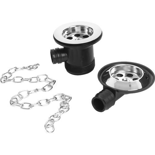 Bristan Accessories Economy Bath Waste With Abs Plug (Chrome).