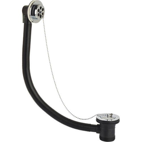 Bristan Accessories Economy Bath Waste With Brass Plug (Chrome).