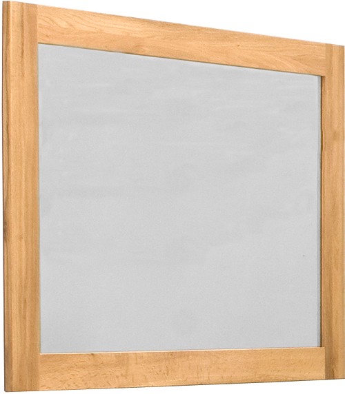Larger image of Baumhaus Mobel Mirror (Oak Frame). Size 1120x810mm.