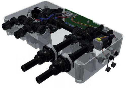 Example image of Digital Showers Digital Shower / Shower Valve & Processor (2 Outlets, HP).