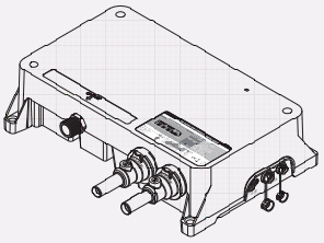 Technical image of Digital Showers Digital Shower Valve, Ceiling Arm & 8" Shower Head (LP).