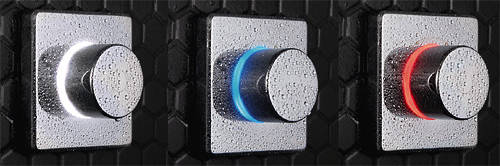 Example image of Digital Showers Digital Shower Valve, Remote & 8" Round Shower Head (LP).