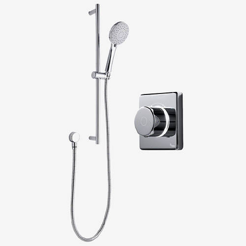 Larger image of Digital Showers Digital Shower Valve, Processor & Slide Rail Kit (LP).